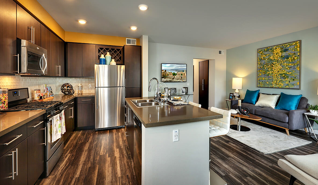 gourmet kitchen at Dylan Point Loma Apartments